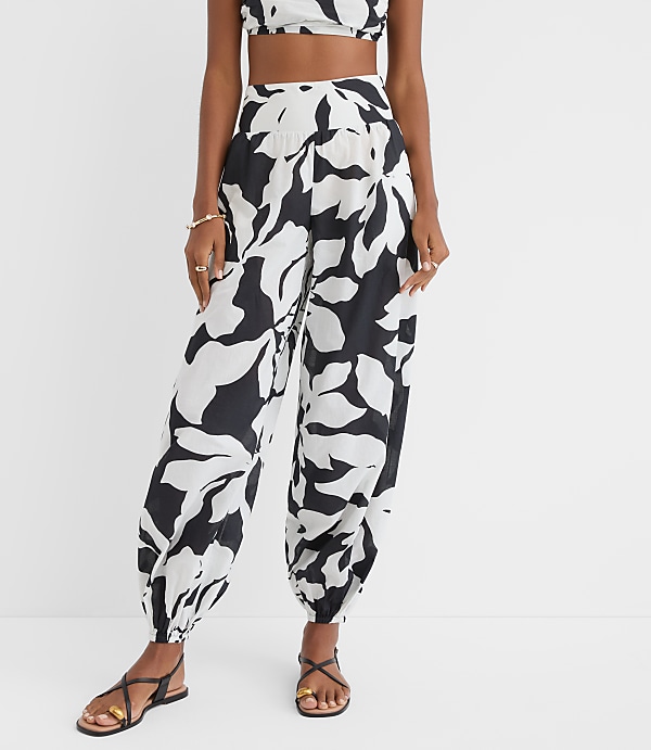 Petite LOFT Beach Magnolia Harem Pants