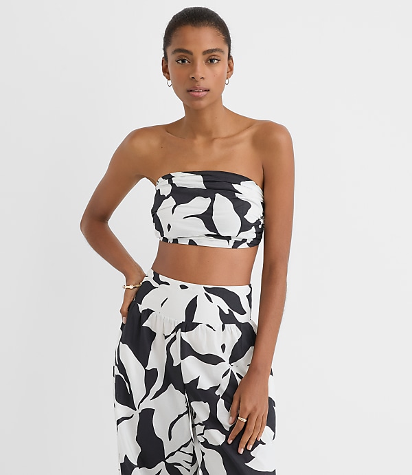 Petite LOFT Beach Magnolia Bandeau Top