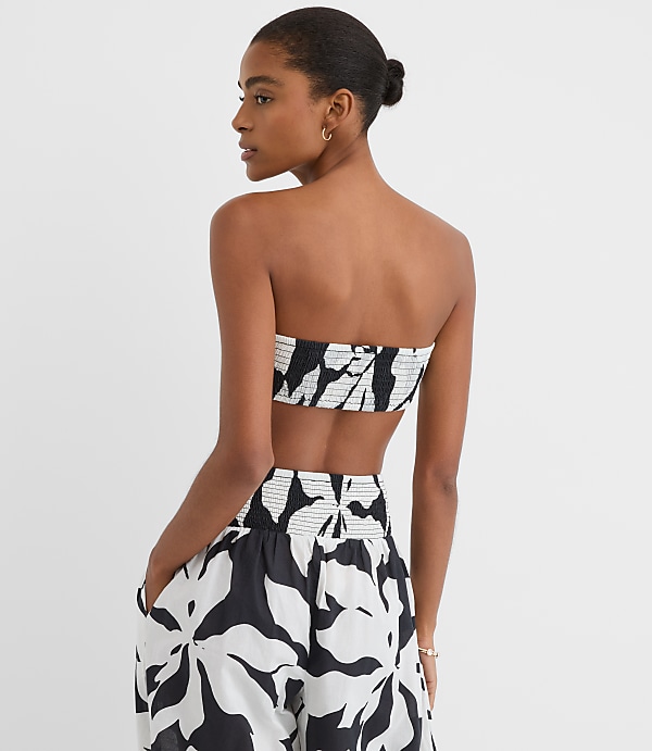 Petite LOFT Beach Magnolia Bandeau Top