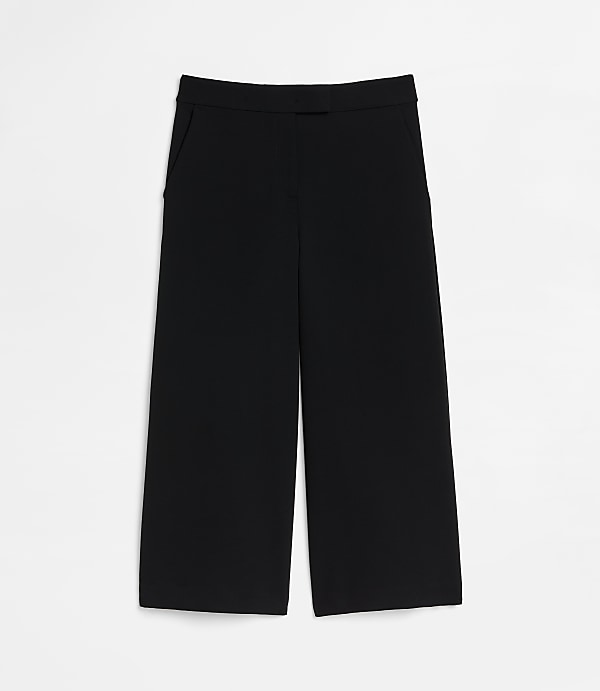 Petite LOFT Versa Crepe Drape Culottes
