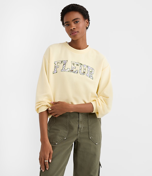 Petite Fleur Sweatshirt