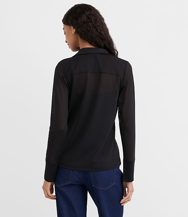 Sheer Mesh Shirt