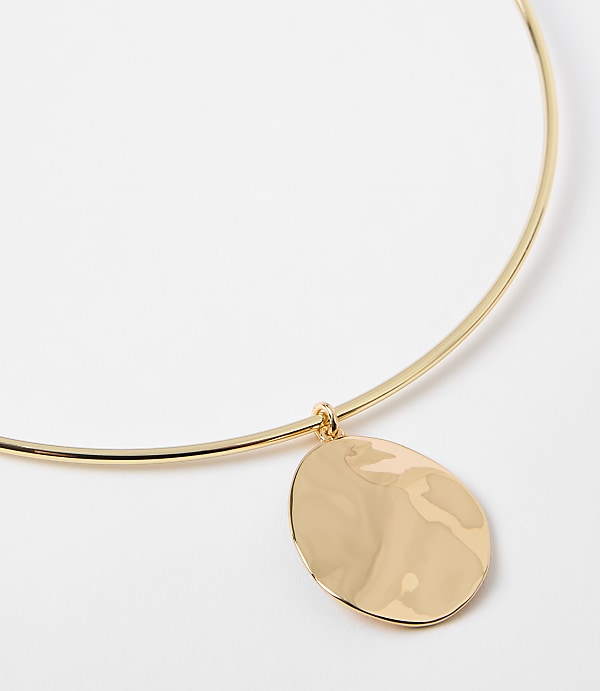 Molded Coin Necklace