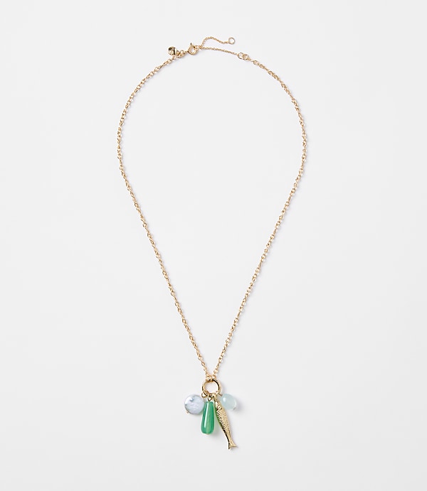 Fish Cluster Pendant Necklace