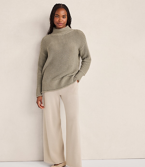 Haven Well Within Organic Cotton Roll Neck Sweater