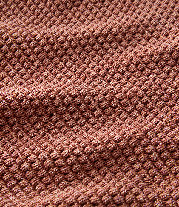 Haven Well Within Cotton Wave Stitch Johnny Collar Sweater