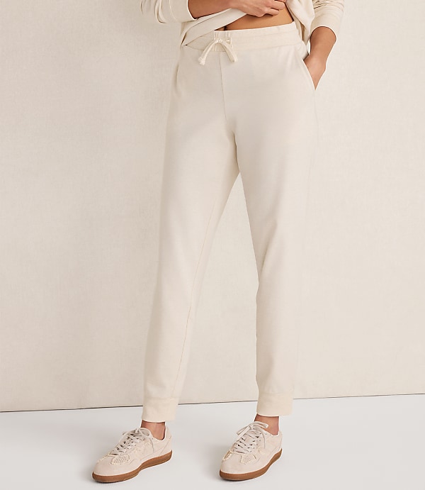 Haven Well Within Botanical-Dyed Organic Cotton Interlock Joggers