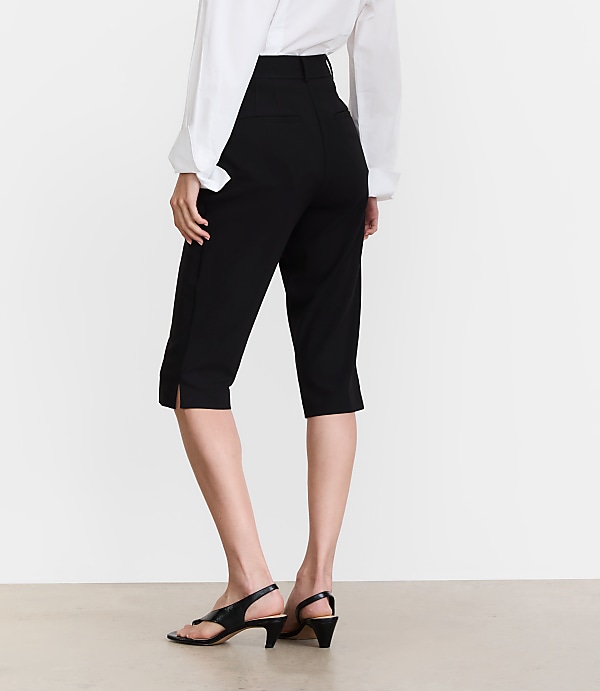 Petite LOFT Versa Seasonless Stretch Slim Crop Pants