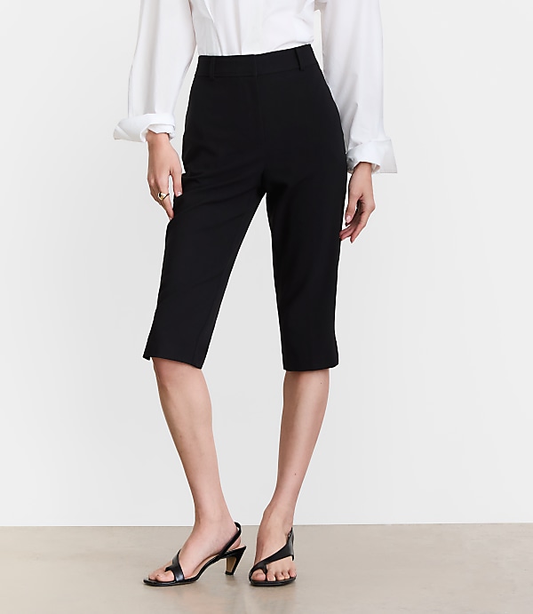 Petite LOFT Versa Seasonless Stretch Slim Crop Pants