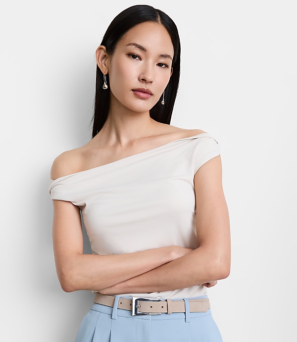 LOFT Versa 360 Knit Off The Shoulder Top