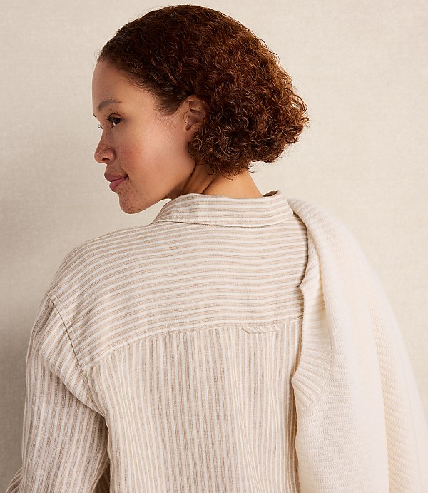 Haven Well Within The Daily Shirt in Everweave Linen Stripe