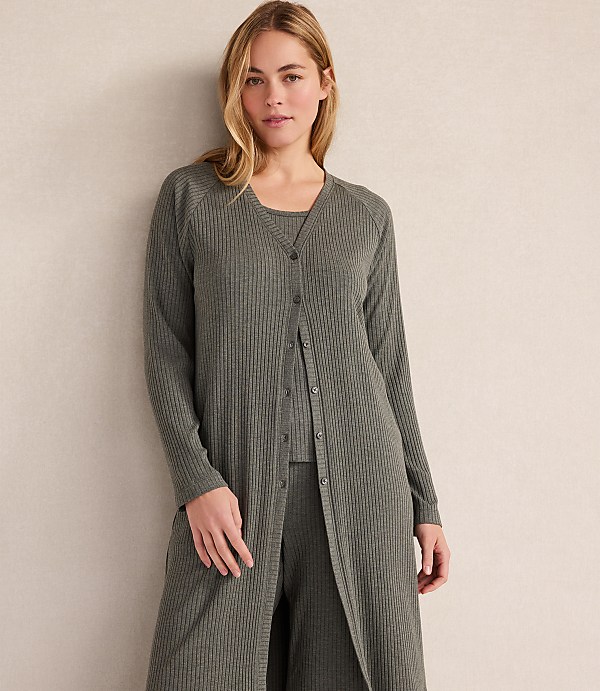 Haven Well Within Drapey Rib Knit Duster