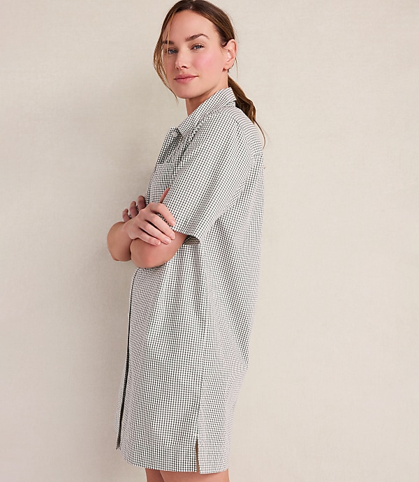 Haven Well Within Organic Cotton Poplin Gingham Sleep Dress
