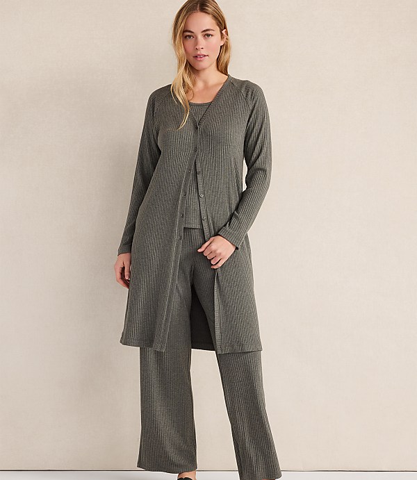 Haven Well Within Drapey Rib Knit Duster