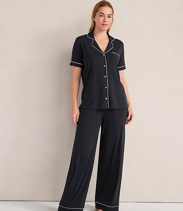Haven Well Within Calm & Cool Notch Collar Pajama Top