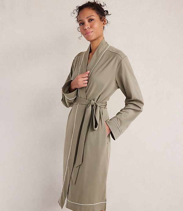 Haven Well Within Organic Cotton Jersey Robe