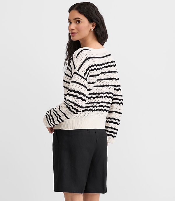 Stitchy Boatneck Sweater