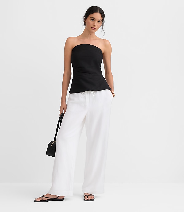 Sawyer Pull On Pants in Linen Blend