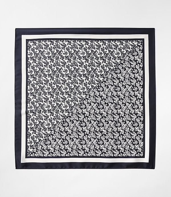 Floral Cluster Square Scarf