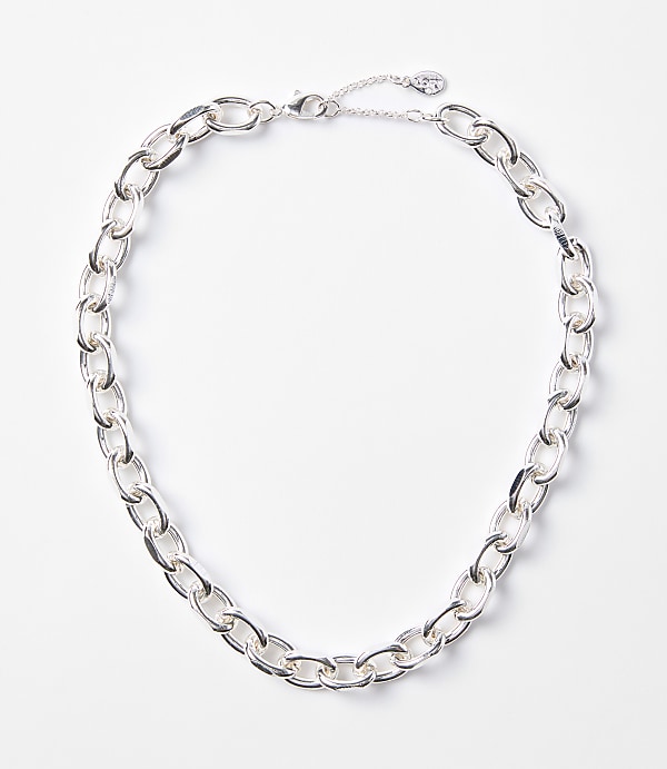 Chain Link Statement Necklace