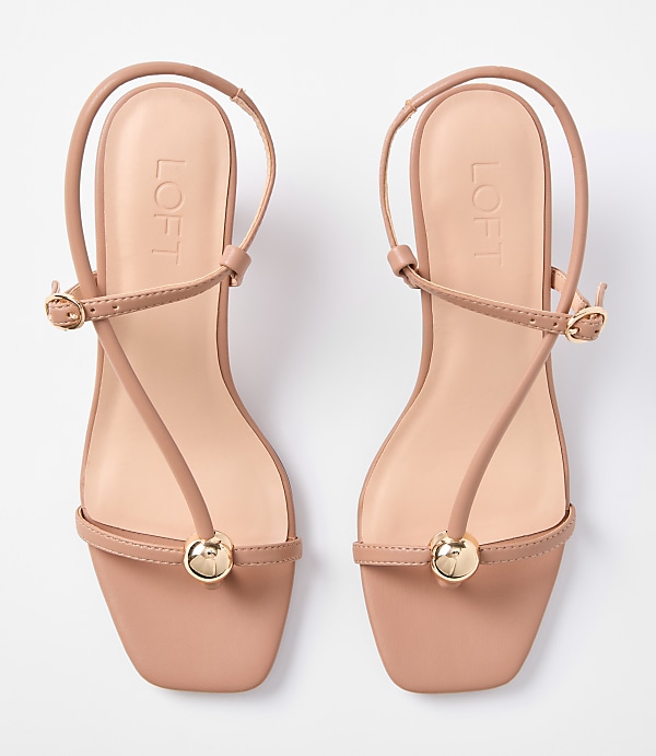 Studded Strappy Heels