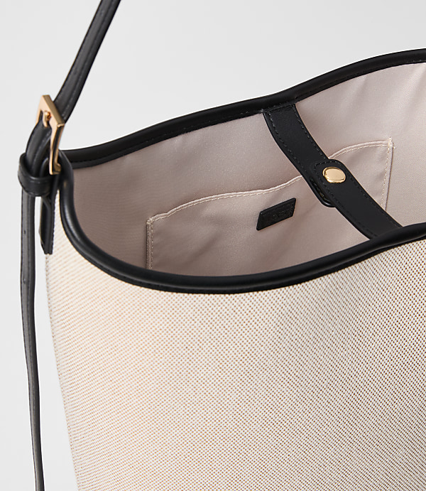 Canvas Bucket Bag