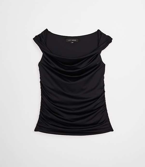 Petite LOFT Versa 360 Knit Off The Shoulder Top