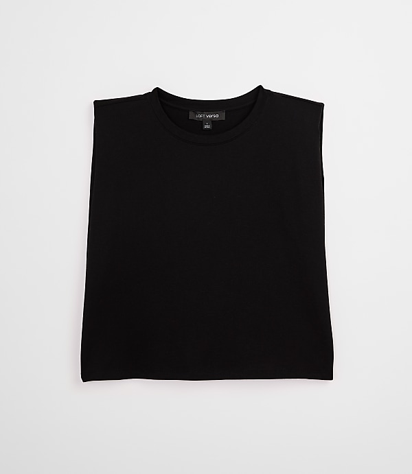 Petite LOFT Versa Cap Sleeve Jersey Top