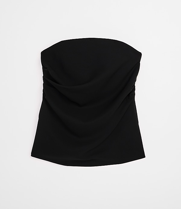 Petite LOFT Versa Crepe Drape Bustier