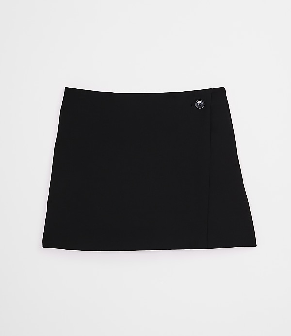 LOFT Versa Crepe Drape Mini Skort