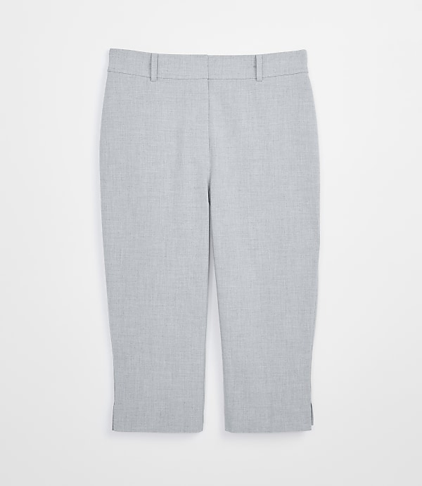 LOFT Versa Seasonless Stretch Slim Crop Pants in Heather