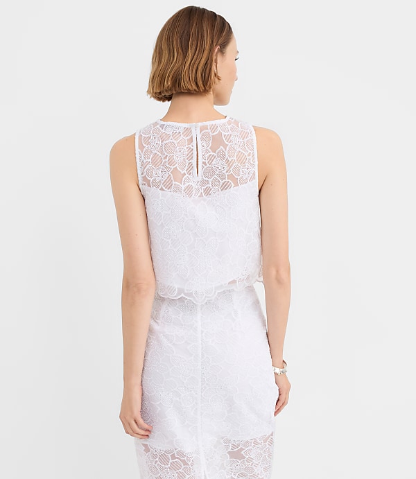 Floral Lace Shell