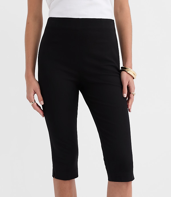 Slim Crop Pants in Bi-Stretch