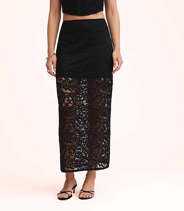 Lately Lace Maxi Skirt