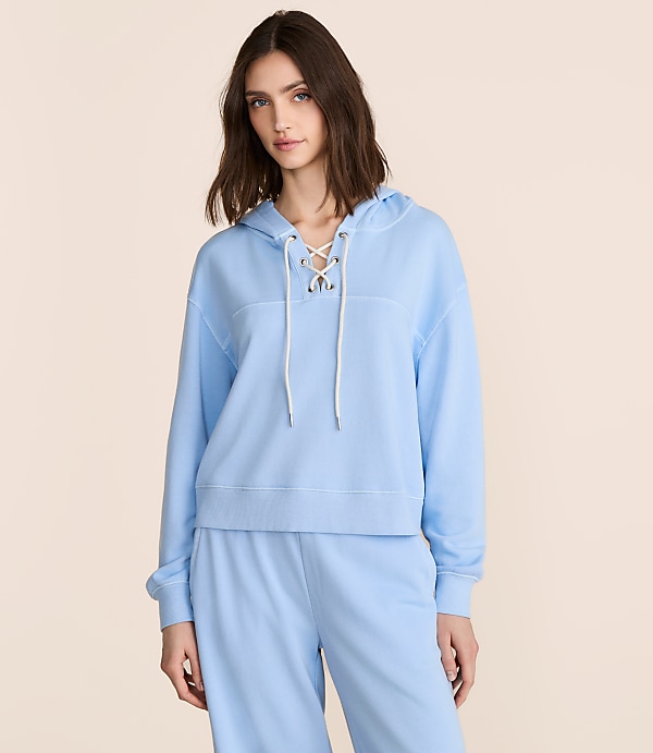 Petite Lou & Grey Terrysoft Lace Up Hoodie