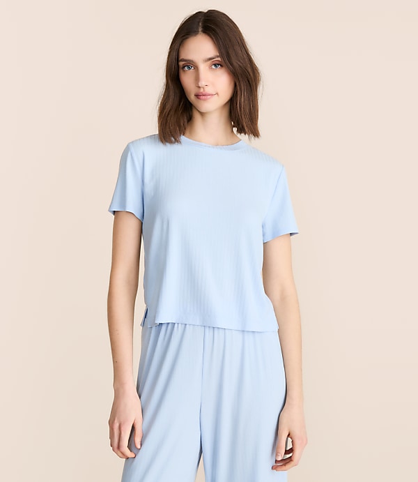 Lou & Grey Ribbed Modal Pajama Tee