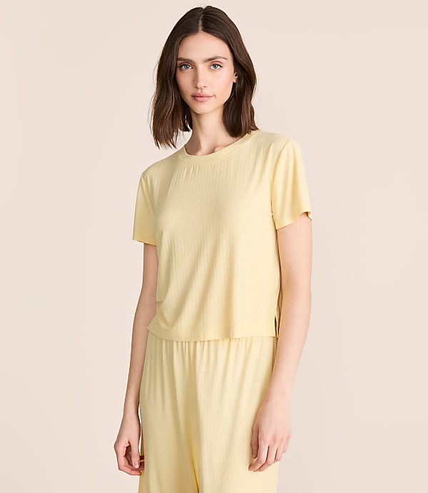 Lou & Grey Ribbed Modal Pajama Tee