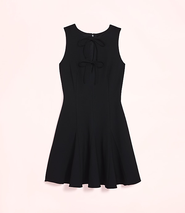 Lately Bow Flare Mini Dress