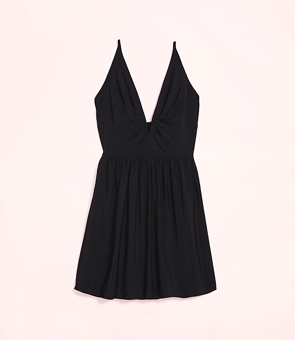 Lately V-Neck Flare Mini Dress