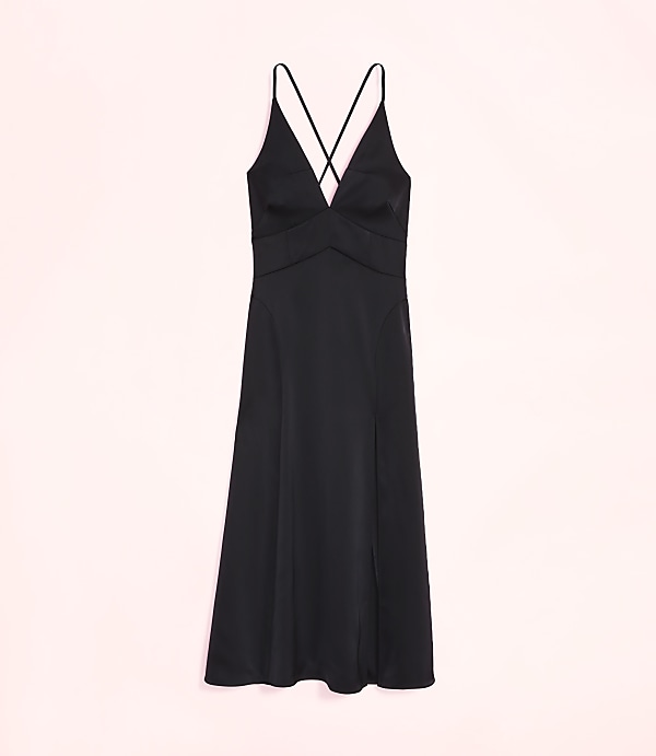 Lately Satin V-Neck Gown