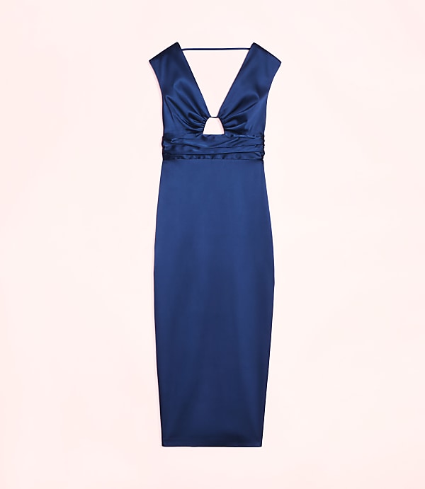 Lately Satin Cutout Gown