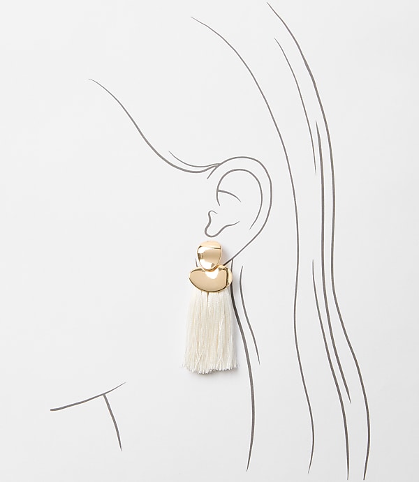 LOFT Beach Tassel Earrings