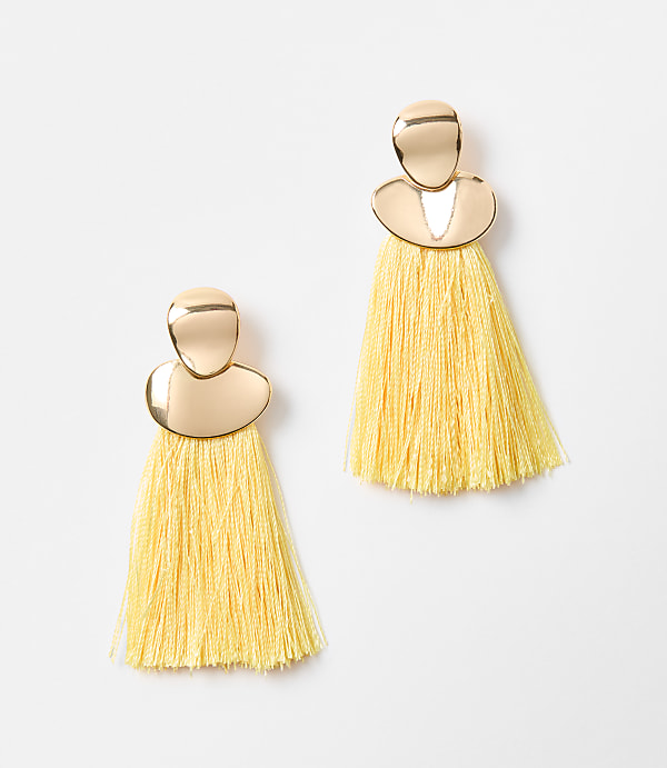 LOFT Beach Tassel Earrings