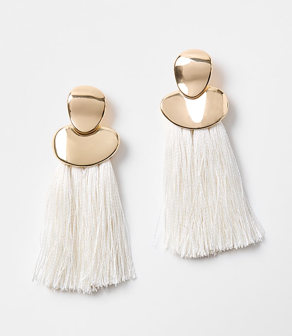 LOFT Beach Tassel Earrings