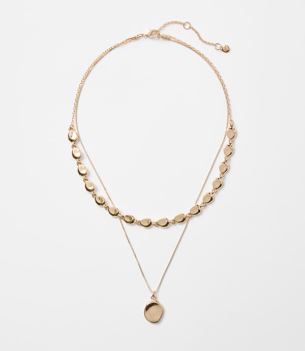 Coin Layered Statement Necklace