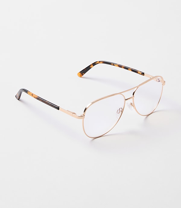 LOFT Versa Blue Light Aviator Glasses