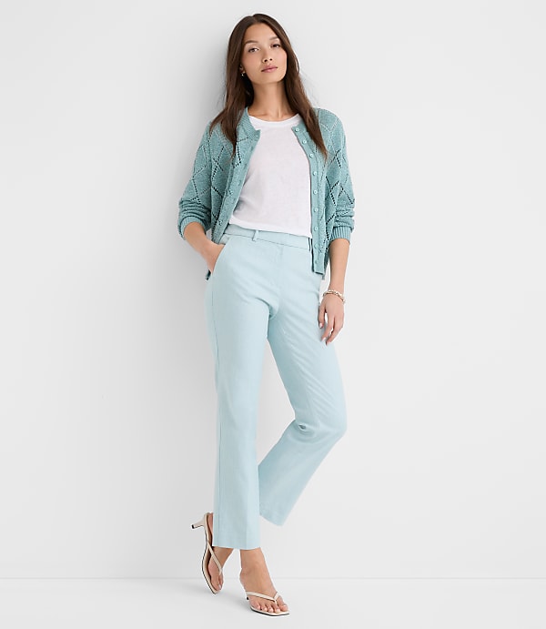 Riviera Slim Pants in Linen Blend