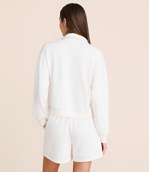 Petite Lou & Grey Terrysoft Polo Top