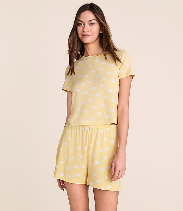 Lou & Grey Dotted Essential Modal Pajama Shorts