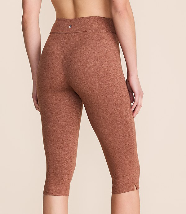 Lou & Grey Heathered Brushedsoft Capri Pants